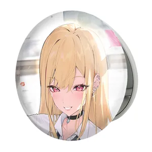 آینه جیبی خندالو طرح کیتاگاوا انیمه مای درس آپ دارلینگ مدل تاشو کد 23889 