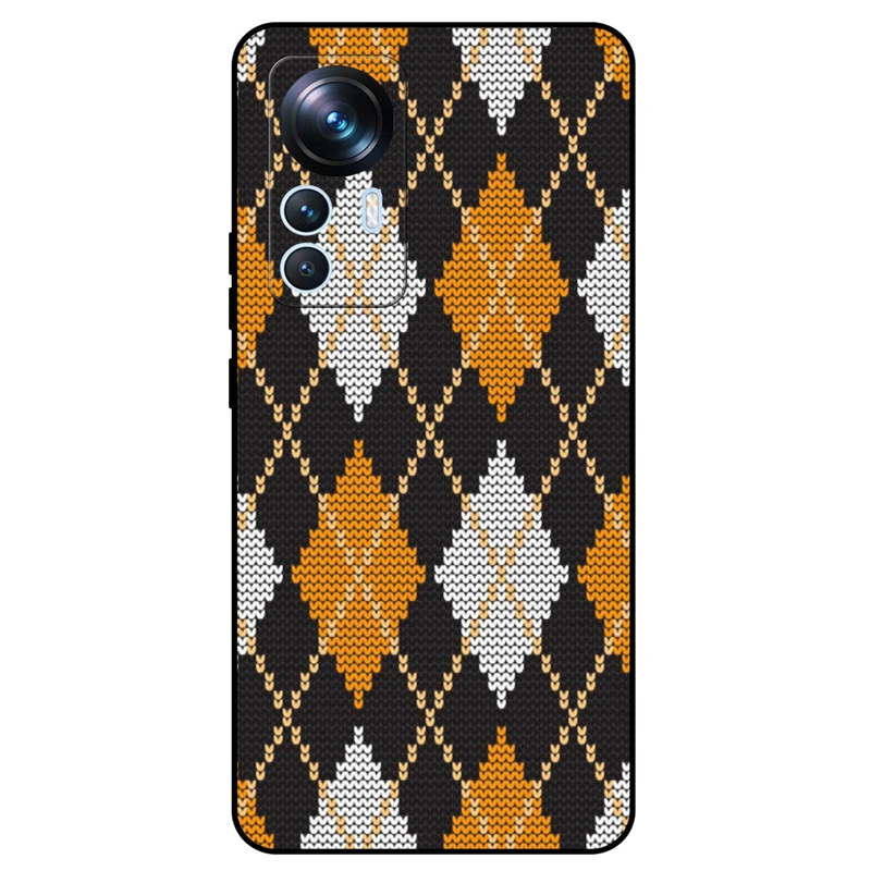 کاور مگافون طرح بافت مدل 8104 مناسب برای گوشی موبایل شیائومی 12 Lite