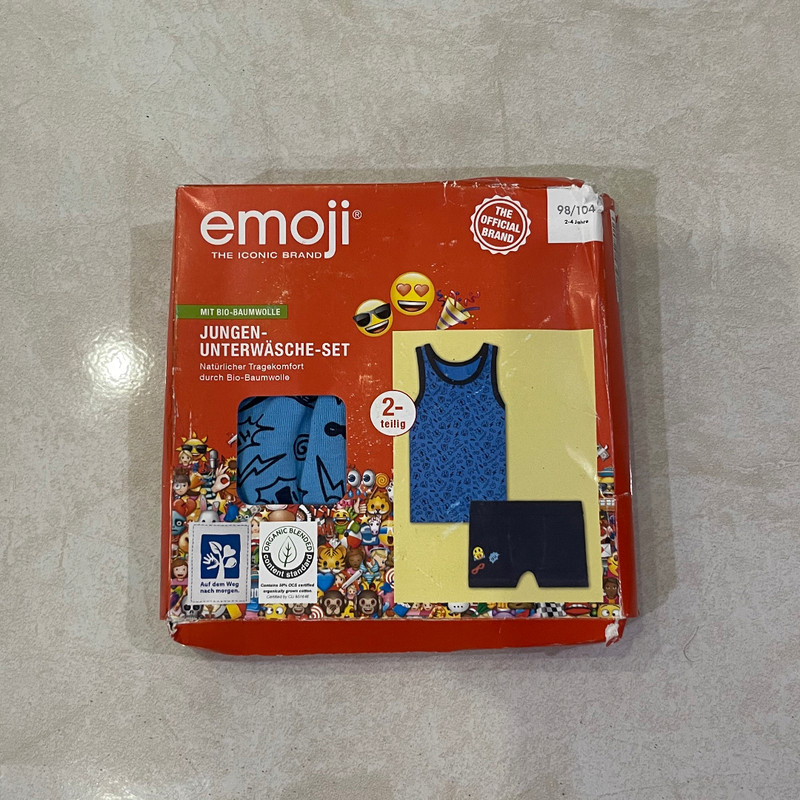ست شورت و زیرپوش پسرانه لوپیلو مدل Emojiii