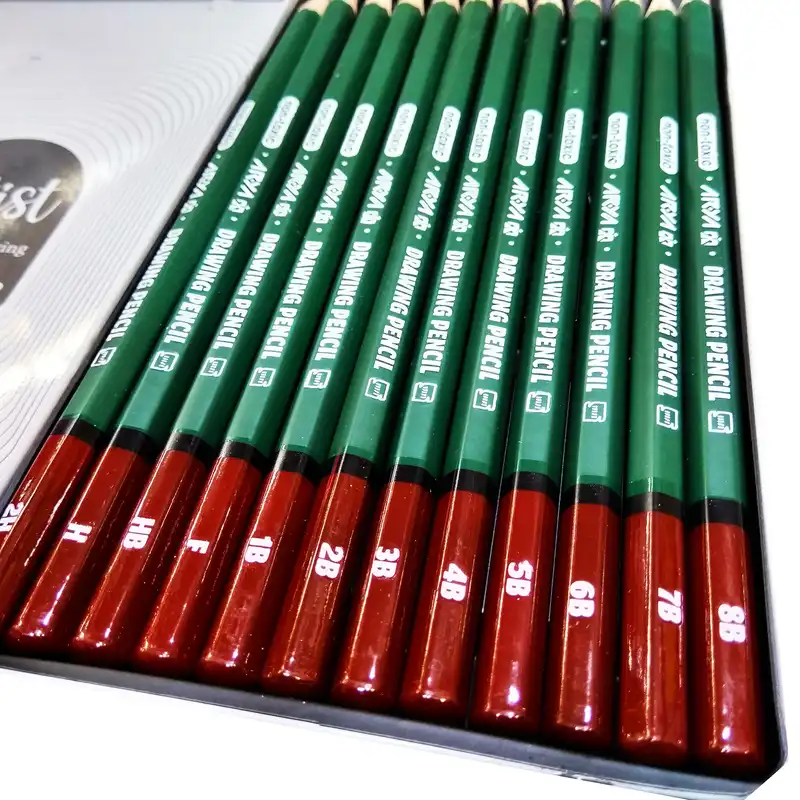 مداد طراحی آریا مدل ARTIST مجموعه 12 عددی