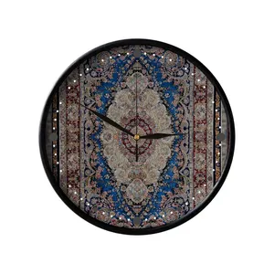 ساعت دیواری مدوپد طرح فرش قم مدل C-Ghom015