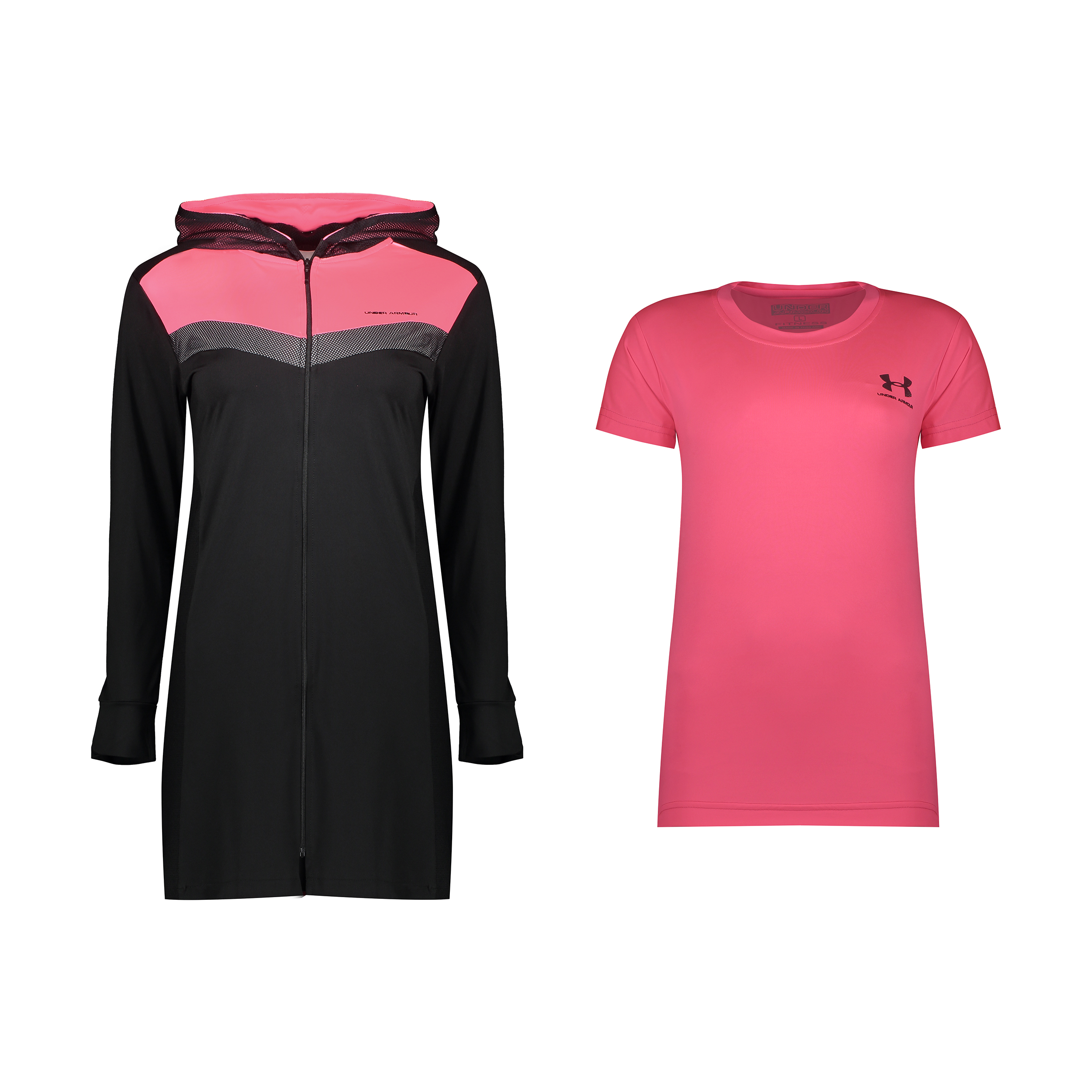 ست گرمکن و تی شرت ورزشی زنانه آندر آرمور کد TH4-0888