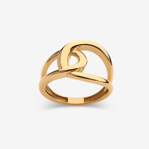 انگشتر طلا 18 عیار زنانه میو گلد مدل DG-R129 سایز 56