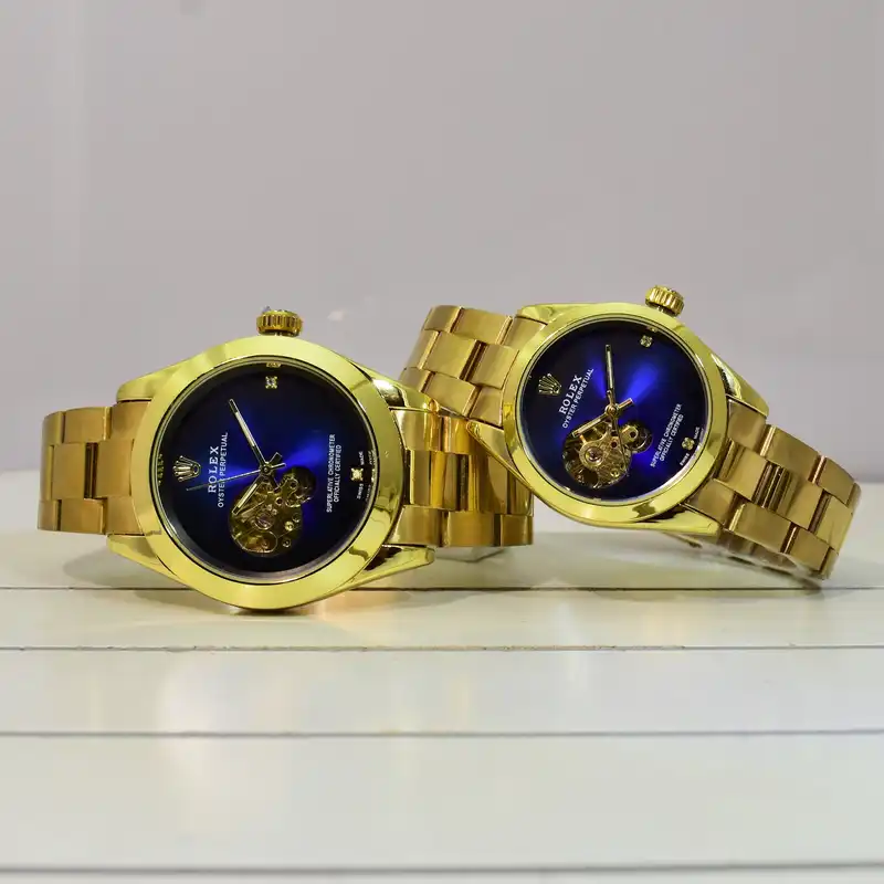 ست ساعت مچی عقربه ای زنانه و مردانه مدل OYSTER-78488