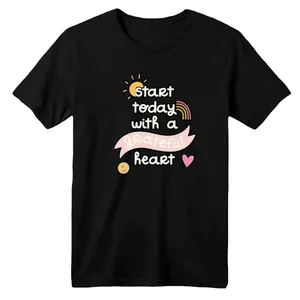 تی شرت آستین کوتاه بچگانه مدل نوشته رنگ مشکی