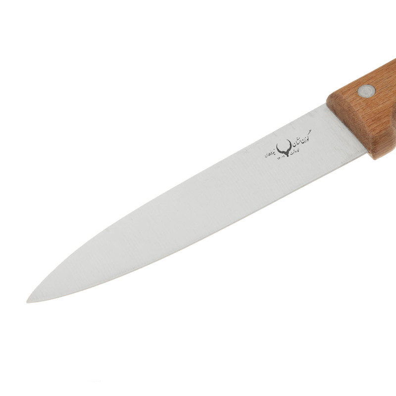 چاقو آشپزخانه گوزن نشان مدل WOOD-22CM