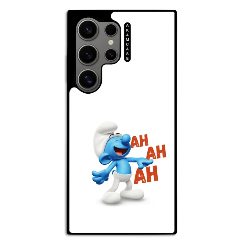 کاور آکام مدل AMC-WSGS24U-SMURFS-5 مناسب برای گوشی موبایل سامسونگ Galaxy S24 Ultra