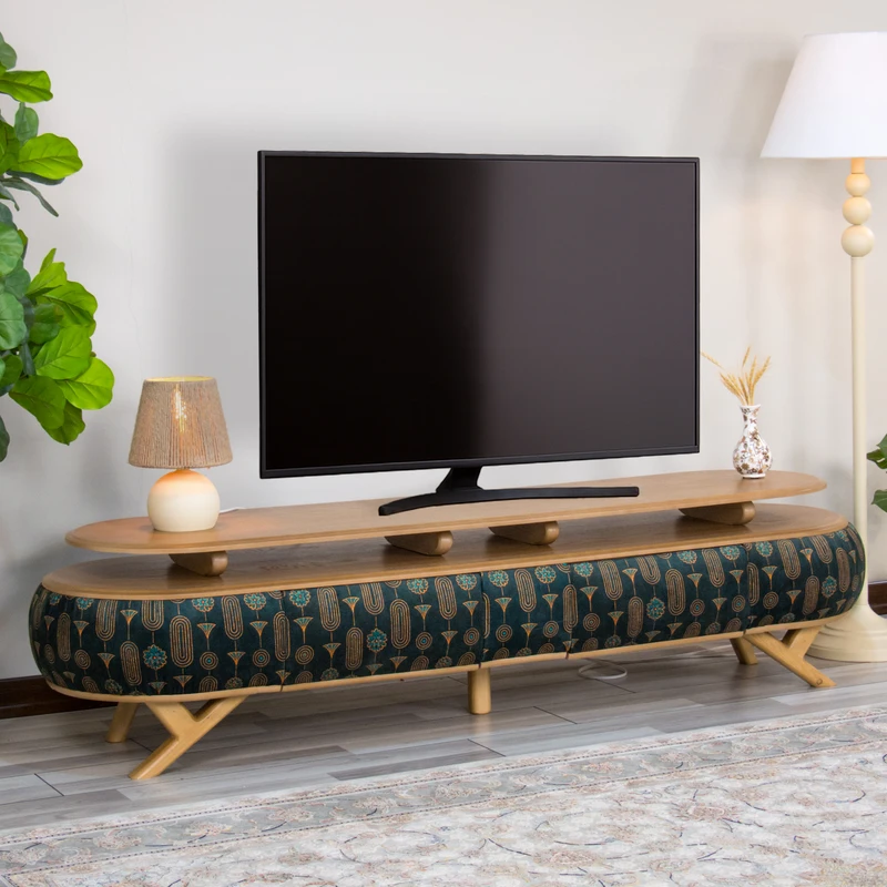 میز تلویزیون مدل آپادانا 190 مناسب برای تلویزیون تا 75 اینچ
