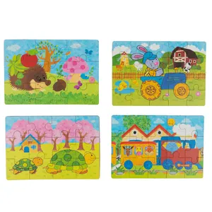 پازل 56 تکه مدل حیوانات مجموعه 4 عددی