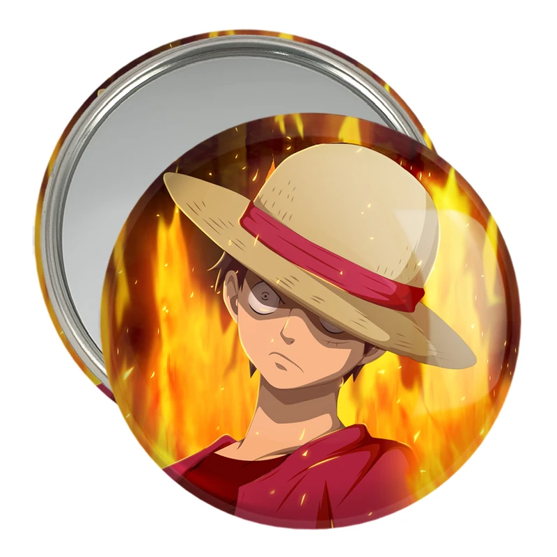 آینه جیبی خندالو مدل لوفی انیمه وان پیس One Piece  کد 17222
