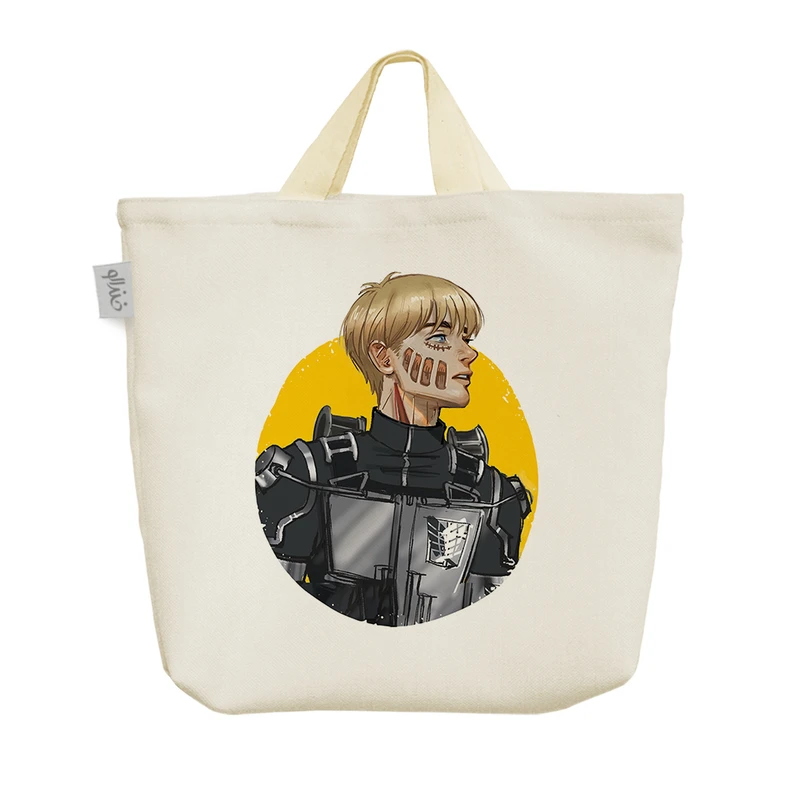 ساک خرید خندالو مدل ارمین اتک ان تایتان کد 1496