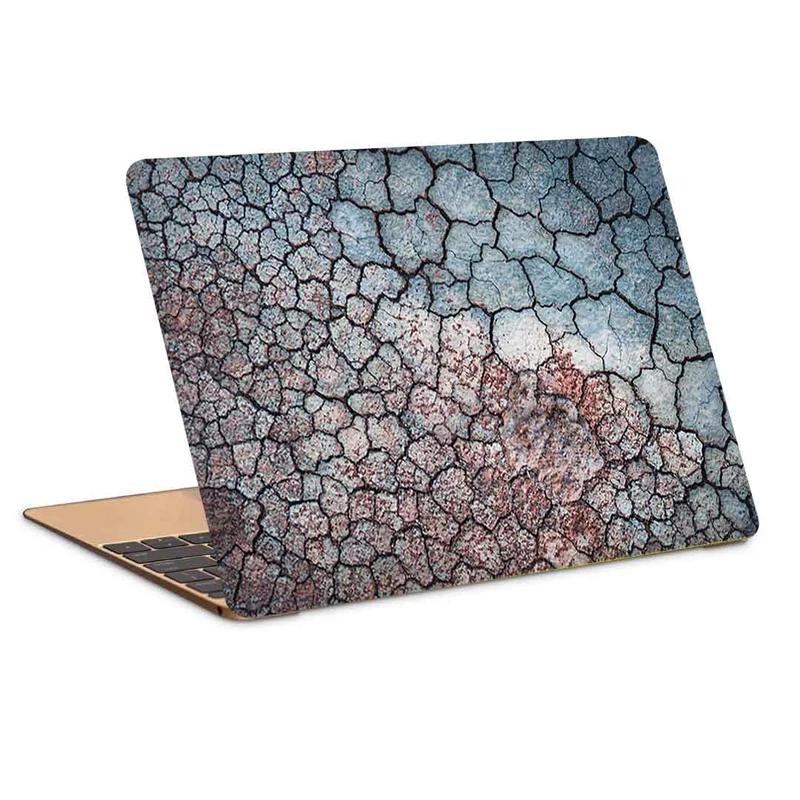 استیکر لپ تاپ طرح cracked blue wall with red sand itکد c-206مناسب برای لپ تاپ 15.6 اینچ