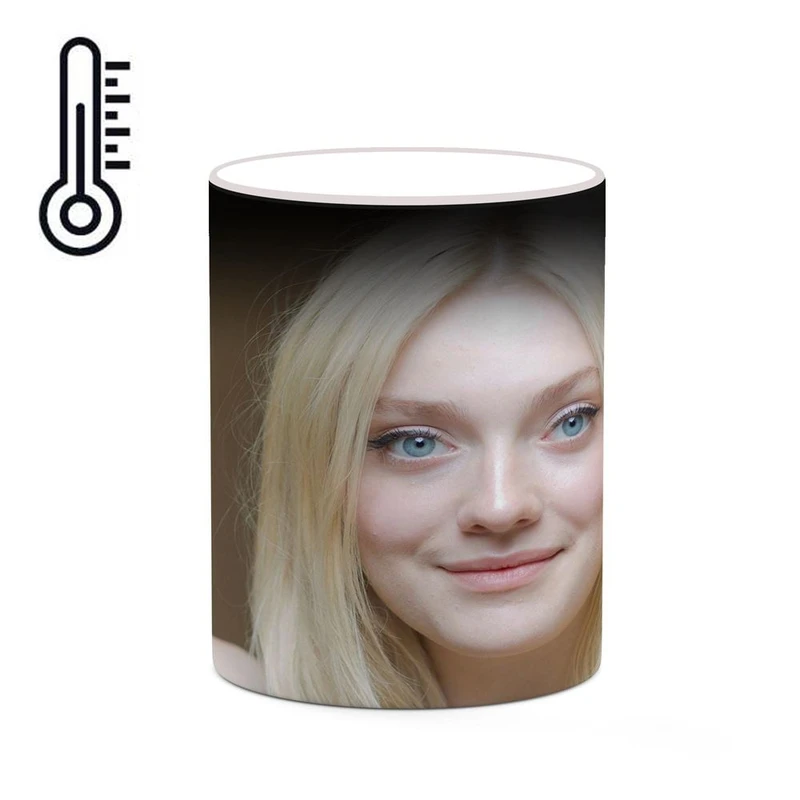 ماگ حرارتی کاکتی طرح Dakota Fanning مدل mgh25723
