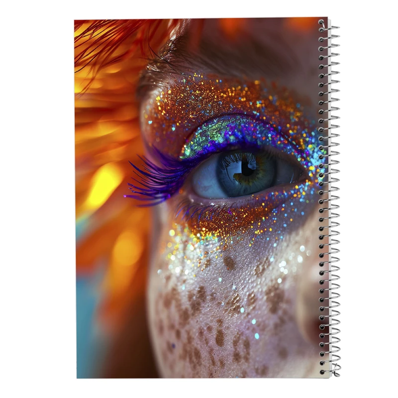 دفتر شطرنجی 50 برگ مدوپد مدل دختر کد DF14368