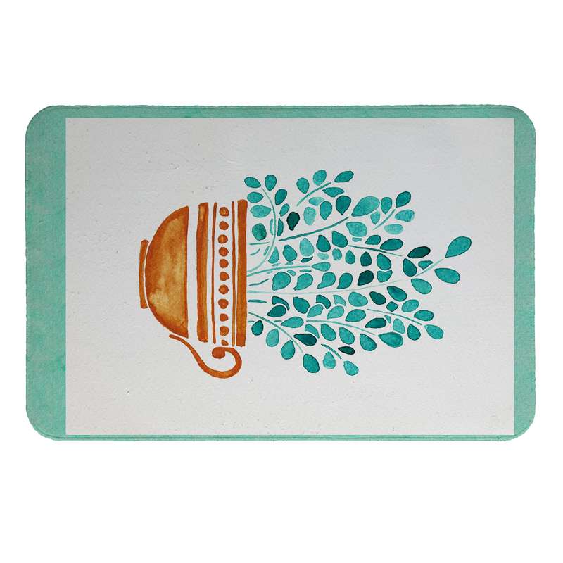  پادری طرح فنجان کد 9116 سایز 50x80 سانتی متر