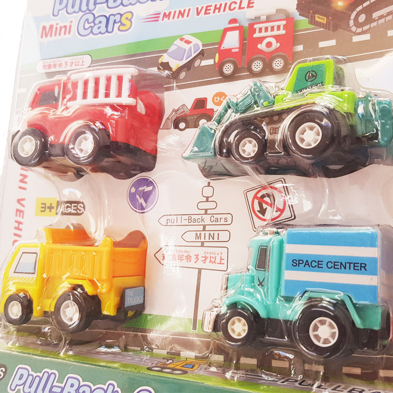 ماشین بازی مدل راهسازی بسته 4 عددی