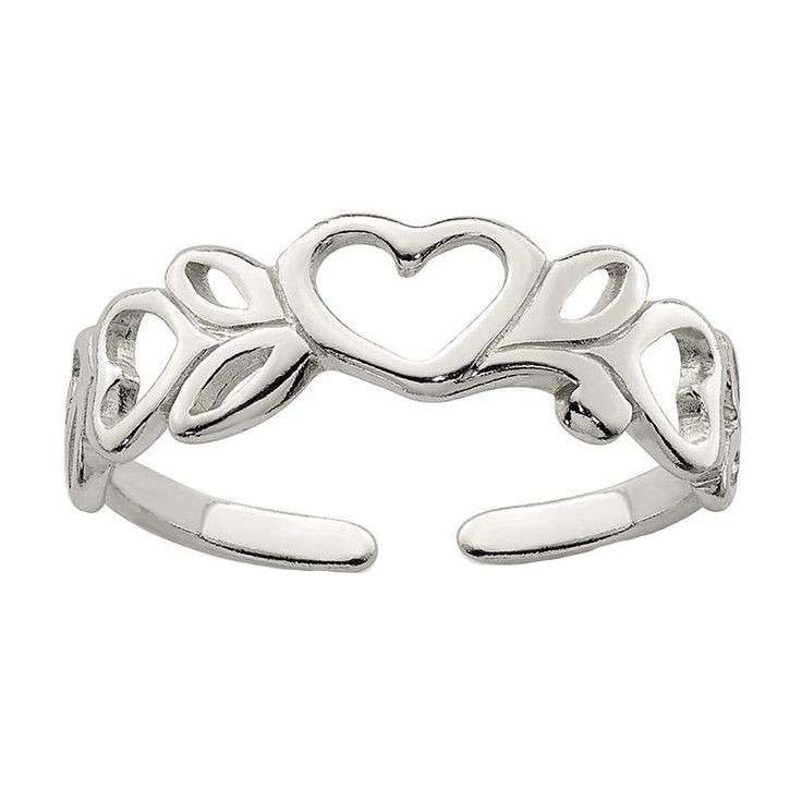  انگشتر نقره زنانه قیراط طرح قلب کد GH4281