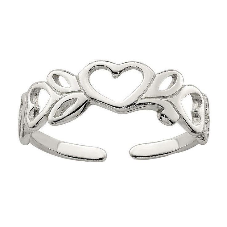 انگشتر نقره زنانه قیراط طرح قلب کد GH4281