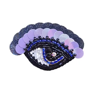 سنجاق سینه زنانه مدل چشم نظر کد GOL254