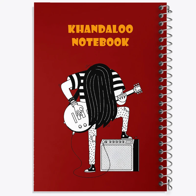 دفتر شطرنجی 50 برگ خندالو طرح موزیک کد N5825