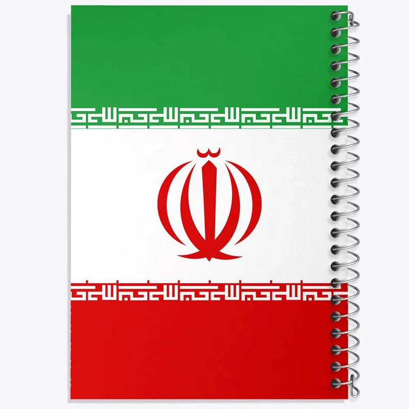 دفتر نت موسیقی 50 برگ خندالو مدل پرچم ایران کد 20522