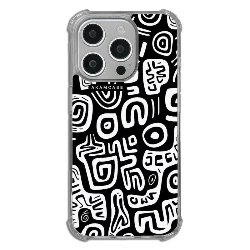 کاور آکام مدل AMC-WTA15PRO-DOODLE6 مناسب برای گوشی موبایل اپل iPhone 15 Pro