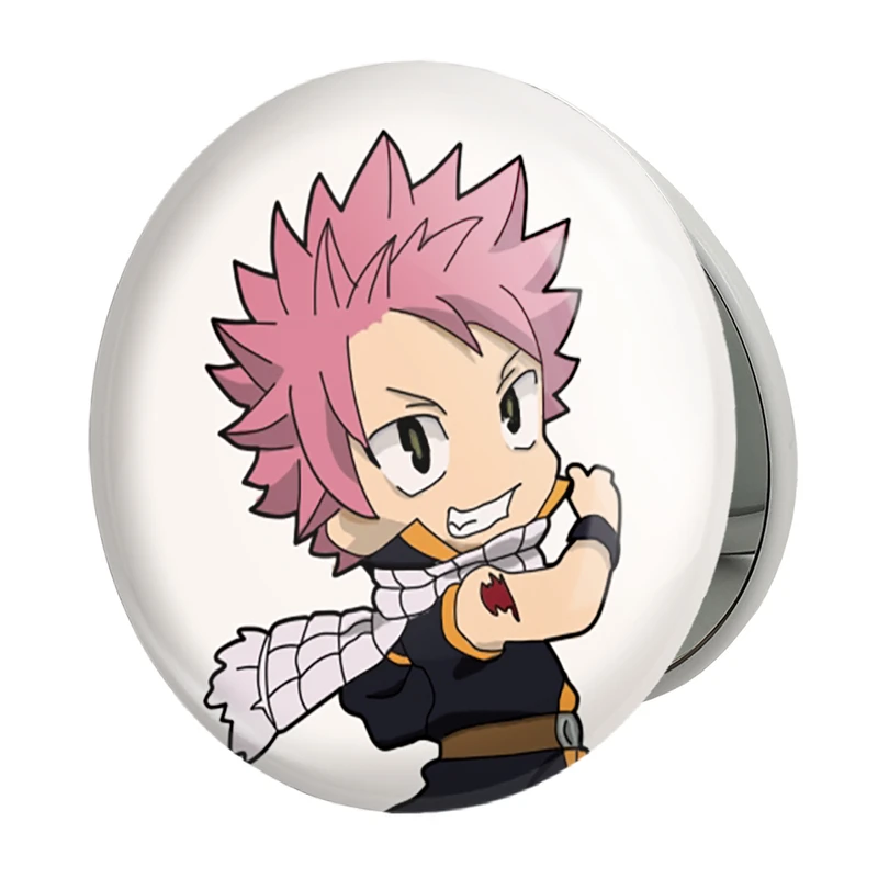 آینه جیبی خندالو طرح ناتسو انیمه فری تیل Fairy Tail مدل تاشو کد 16482 