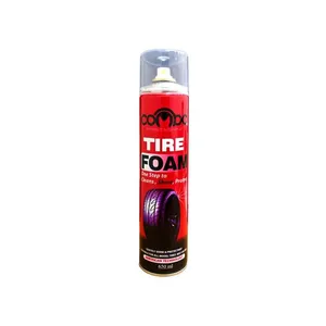 اسپری تمیزکننده لاستیک خودرو کمبو مدل Tiroam حجم 650 میلی لیتر