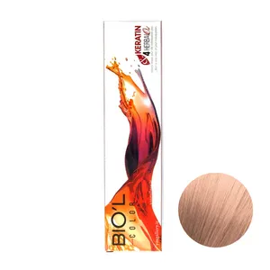 رنگ مو بیول سری Fashion club شماره RG-9 حجم 100 میلی لیتر رنگ طلایی رزی