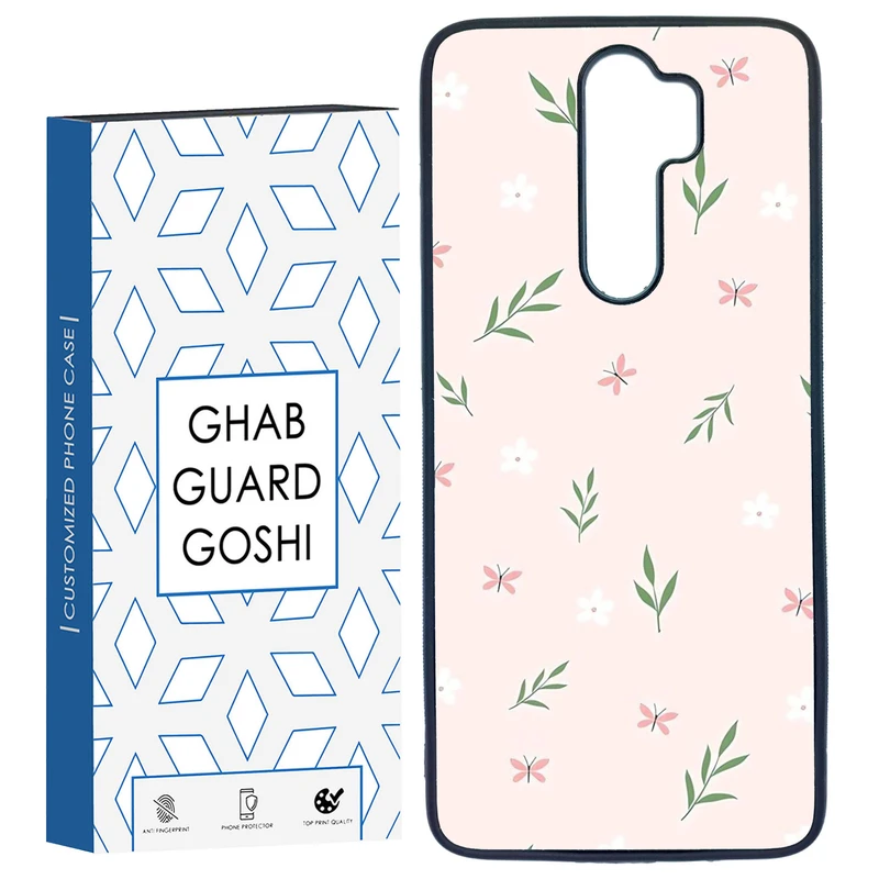 کاور قاب گارد گوشی طرح گل صورتی کد TPU-056 مناسب برای گوشی موبایل شیائومی Redmi Note 8 PRO
