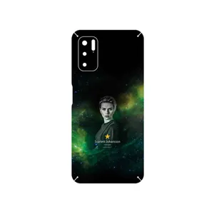 MAHOOT Scarlett Johansson Cover Sticker for Xiaomi Redmi Note 10 5G