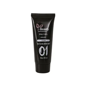 پلی ژل کاشت ناخن لی بیوتی مدل 01 حجم 60 میلی‌لیتر