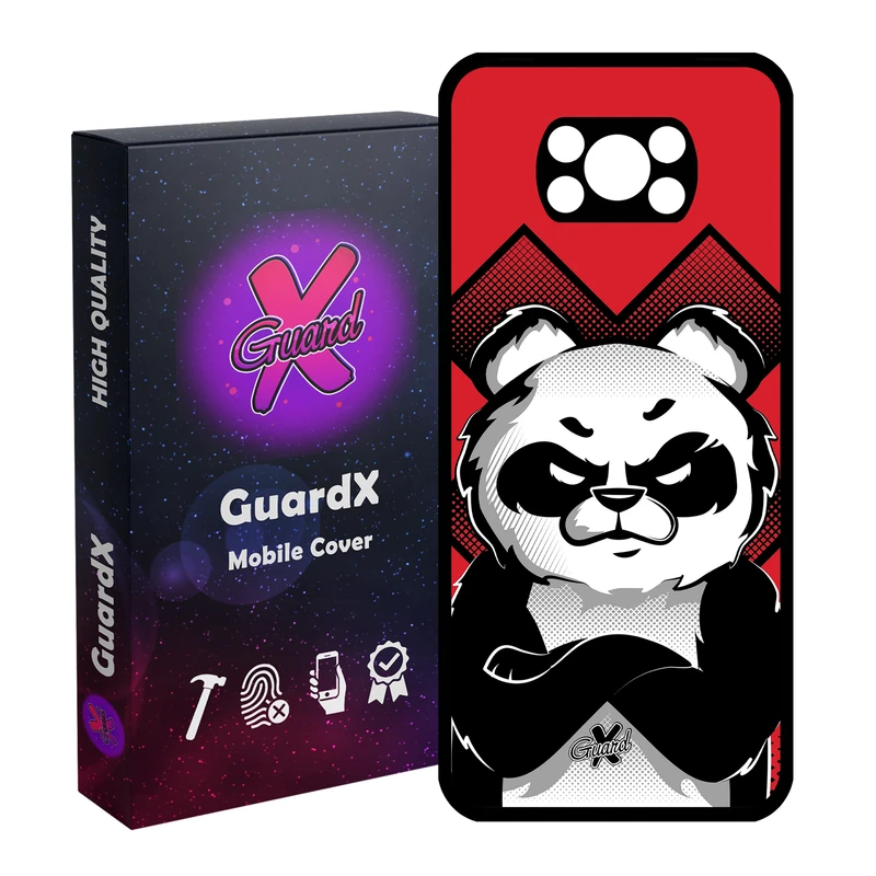کاور گارد ایکس طرح Panda مدل Glass10301 مناسب برای گوشی موبایل شیائومی Poco X3 Pro