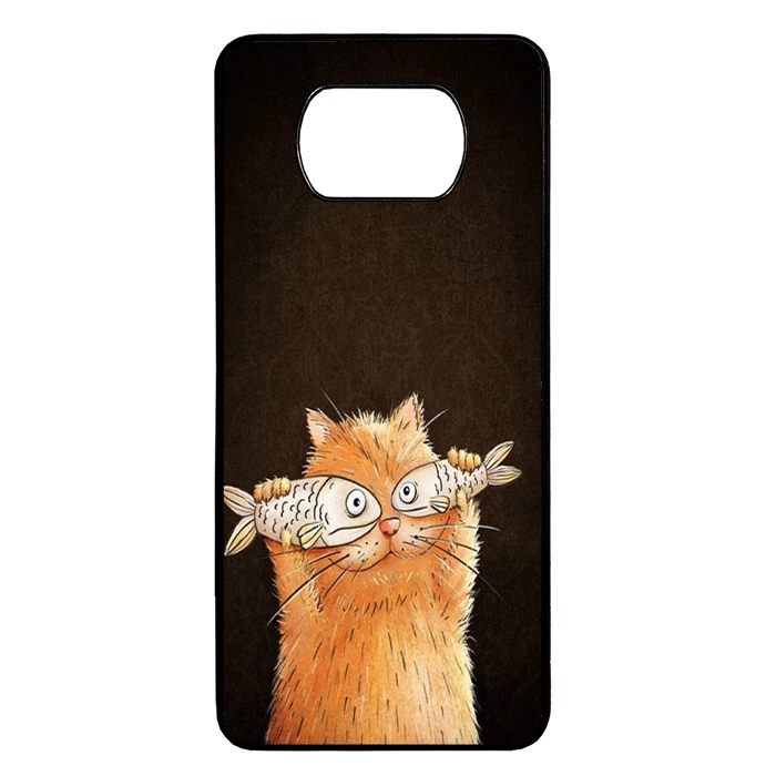 کاور گالری وبفر طرح گربه مناسب برای گوشی موبایل شیائومی poco x3