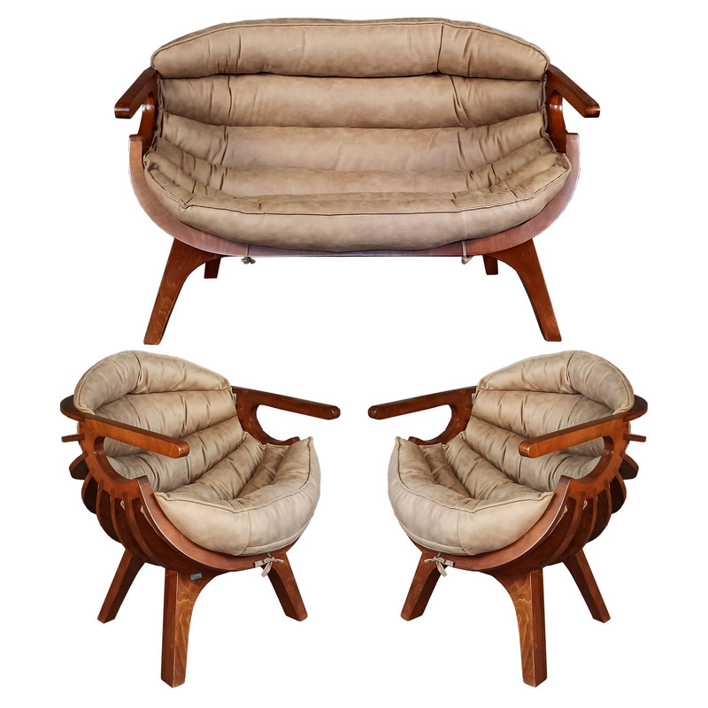 مبل چهار نفره کامل مدل Legno_Fand