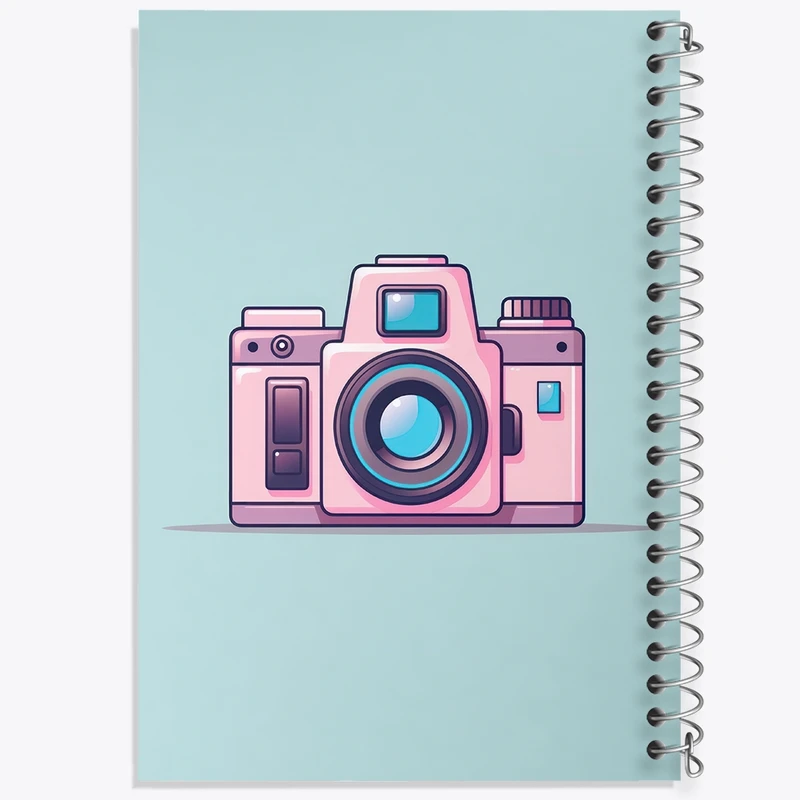 دفتر لیست خرید 50 برگ خندالو طرح دوربین عکاسی کد F2731