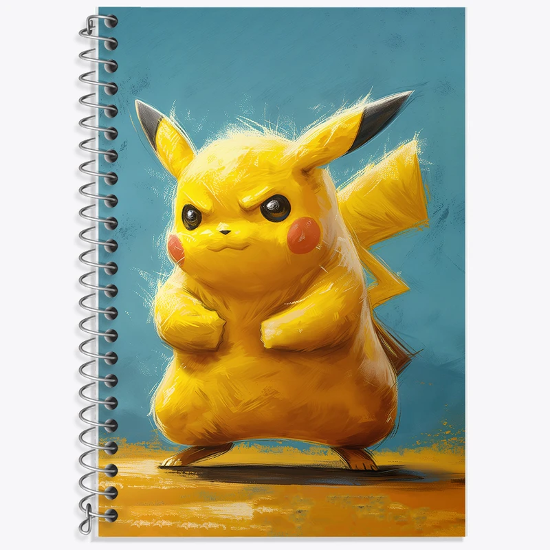 دفتر نت موسیقی 50 برگ خندالو طرح انیمه پوکمون (pokemon) کد F5589