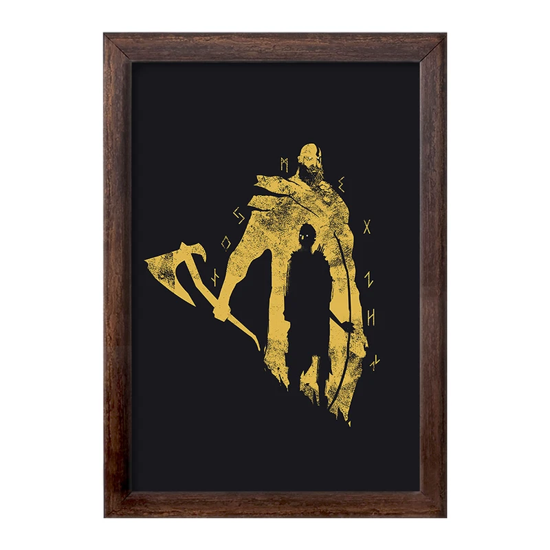 تابلو خندالو طرح بازی گاد آف وار (God Of War) کد F132