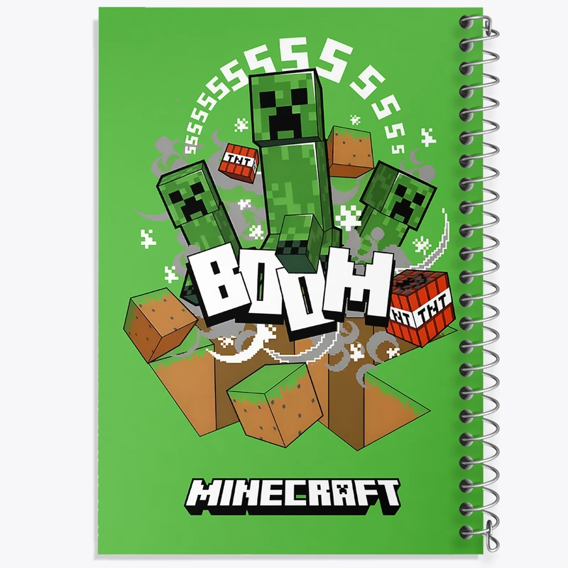 دفتر نقاشی 50 برگ خندالو طرح ماینکرافت (Minecraft) کد N5196