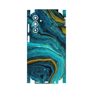 MAHOOT Turquoise marblewith golden streaks-FullSkin Cover Sticker for Samsung Galaxy A15