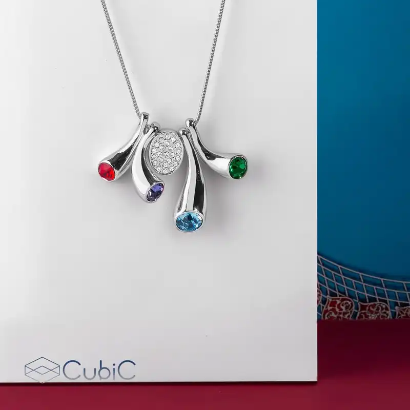 گردنبند زنانه کوبیک مدل QN-84959