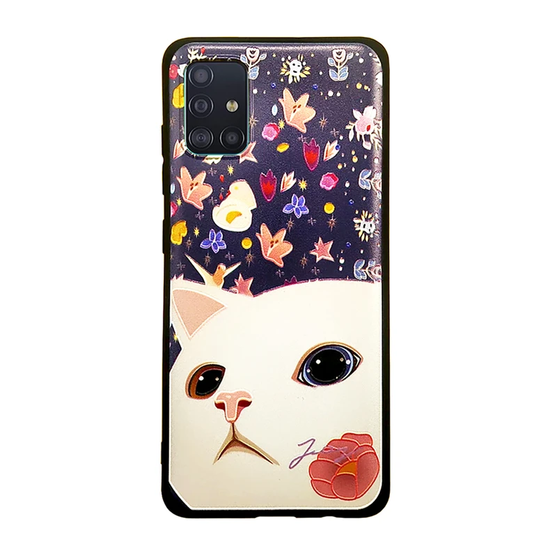 کاور مدل گربه کد 03 مناسب برای گوشی موبایل سامسونگ Galaxy A31