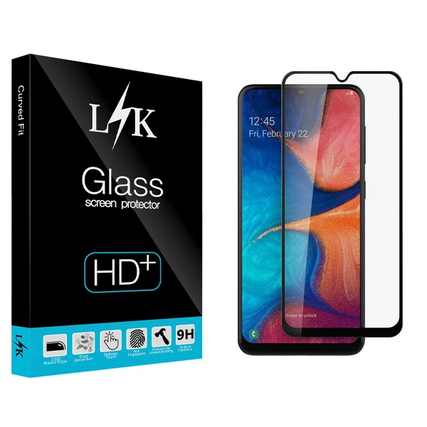 محافظ صفحه نمایش ال کی مدل +LITE مناسب برای گوشی موبایل سامسونگ Galaxy A20