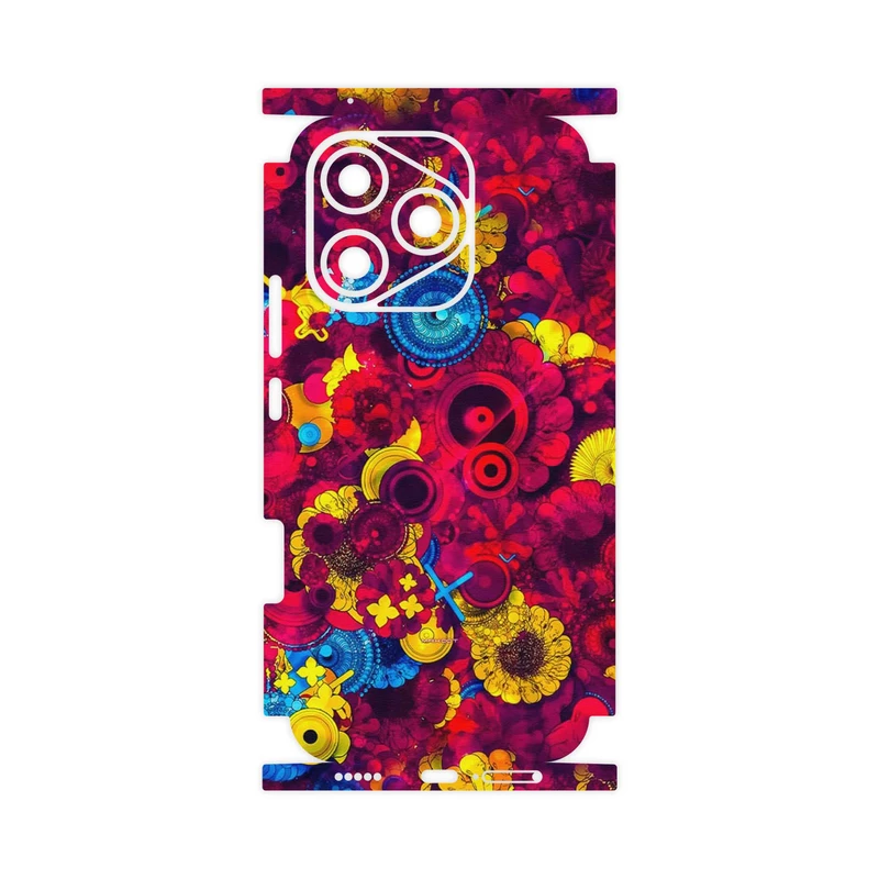 برچسب پوششی ماهوت مدل Vector Flower Garden Digital Art-FullSkin مناسب برای گوشی موبایل آنر 400 Lite