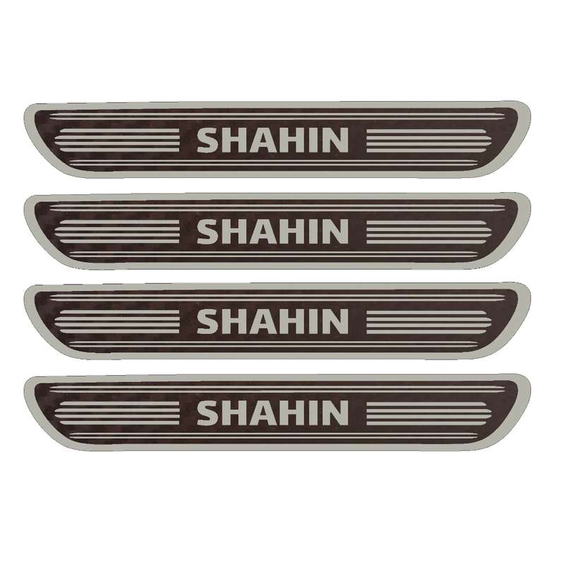  برچسب بدنه خودرو مهدیار طرح کربن کد sp115 مناسب برای شاهین بسته 4 عددی 