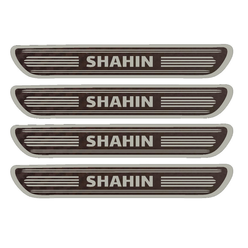  برچسب بدنه خودرو مهدیار طرح کربن کد sp115 مناسب برای شاهین بسته 4 عددی 