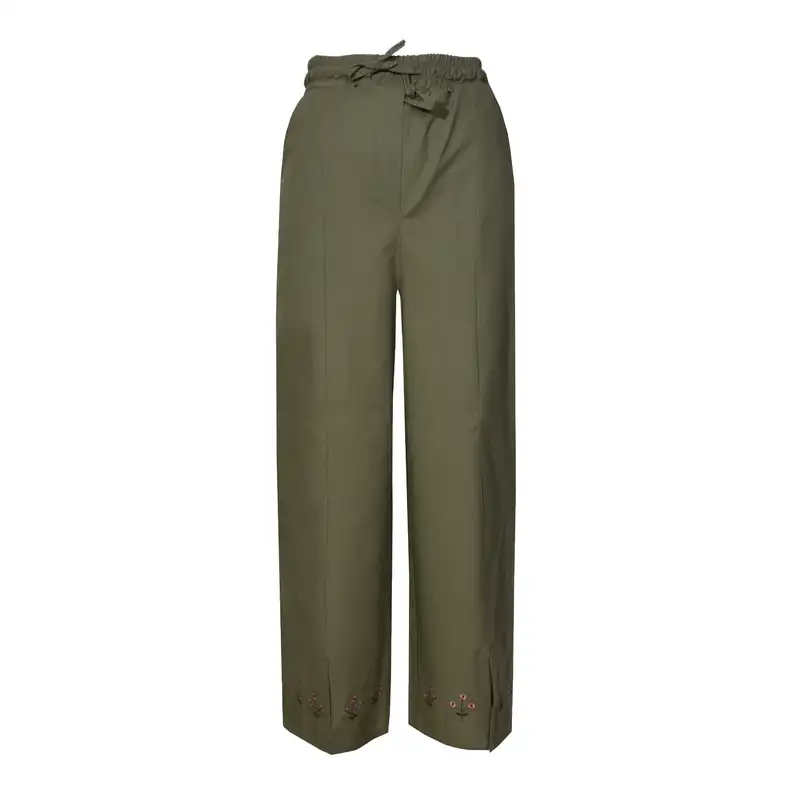 مانتو و شلوار زنانه مدل بهارک رنگ سبز