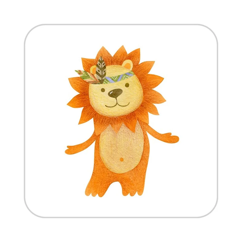 زیر لیوانی کاکتی طرح حیوانات کارتونی مدل mp27948