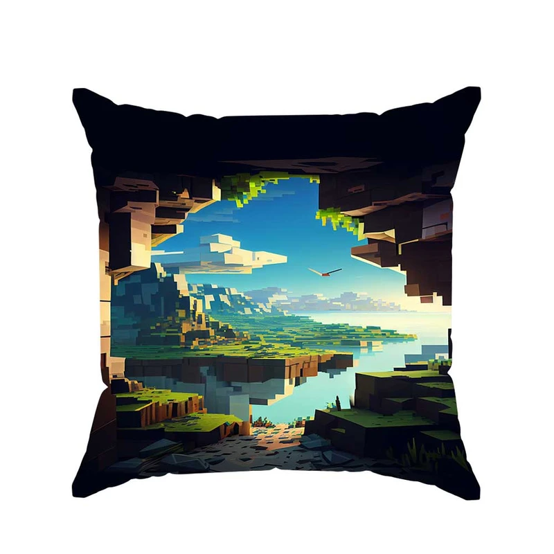 کوسن پاد آفرین مدل ماینکرافت کد p2976 سایز 30*30 سانتی متر 