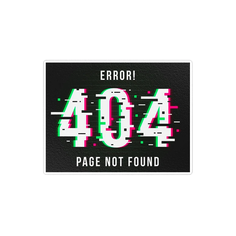  استیکر لپ تاپ ماسا دیزاین طرح error مدل STK1231